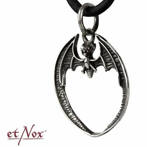 Et Nox Sterling Silver Bat Pendant - Unique Gothic Jewelry for Men & Women 4 Accessories Et Nox Sterling Silver Bat Pendant