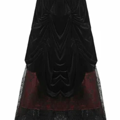 Dark In Love Arabella Red Maxi Skirt Ladies