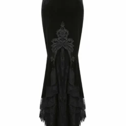 Dark In Love Cordelia Velvet Skirt Ladies