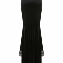 Dark In Love Cordelia Velvet Skirt Ladies