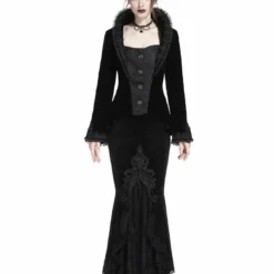 Dark In Love Cordelia Velvet Skirt Ladies