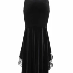 Dark In Love Cordelia Velvet Skirt Ladies