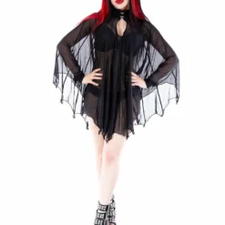 Necessary Evil Cybele Bat Wing Dress