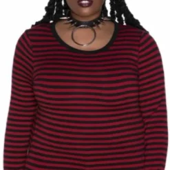 Ladies Killstar Jett Long Sleeve Top Blood