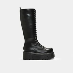 Koi Footwear Ladies Koi Alaric Lace Up Long Stomper Boot