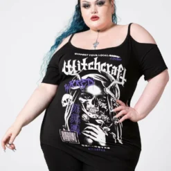 Ladies Killstar Local Coven Cut Top
