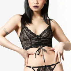 Ladies Killstar Lovella Lace Bralet