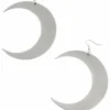 Killstar Luna Earrings Silver