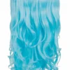 Gothic Attitude New Arrivals Lagoon Blue Curly 20" Weft Hair Extensions