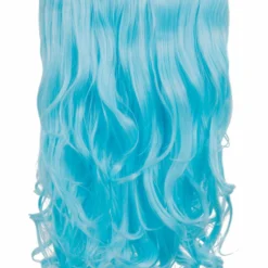 Gothic Attitude New Arrivals Lagoon Blue Curly 20" Weft Hair Extensions