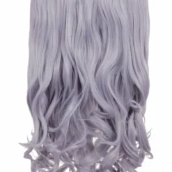 Gothic Attitude Lavender Grey Curly 20" Weft Hair Extensions New Arrivals