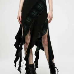 New Arrivals Punk Rave Lucinda Skirt - Green