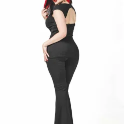 Necessary Evil Bats Wing Flared Trousers