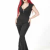 Ladies Necessary Evil Luna Cap Sleeve Top