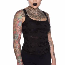 Killstar Machete Vest Top Ladies