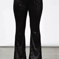 Ladies Killstar Magick Mourning Velvet Flares