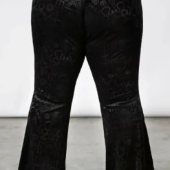 Ladies Killstar Magick Mourning Velvet Flares