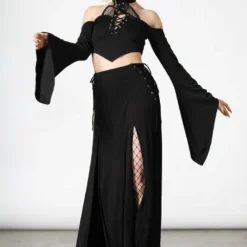 Ladies Killstar Maidenhead Cold Shoulder Top