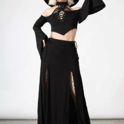 Ladies Killstar Maidenhead Cold Shoulder Top