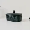 Weird & Wonderful Ceramics Matte Black Bat Butter Bowl New Arrivals