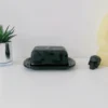 Weird & Wonderful Ceramics Matte Black Bat Butter Dish
