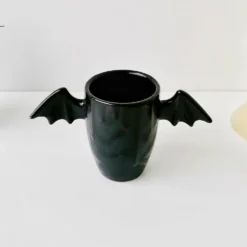 Weird & Wonderful Ceramics Matte Black Bat Wing Mug New Arrivals