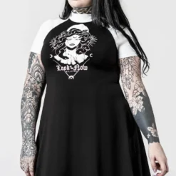 Killstar Medusa Raglan Dress Ladies