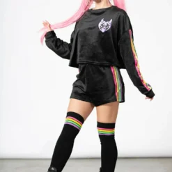 New Arrivals Killstar Mellow Velour Sweater