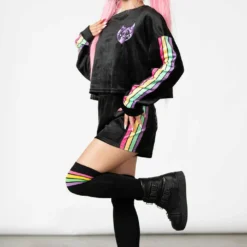 New Arrivals Killstar Mellow Velour Sweater