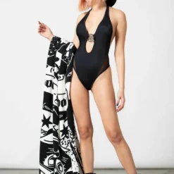 Killstar Meow-gical Beach Towel Ladies