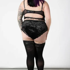 Killstar Mercy Lace Bra Black - Gothic Plus Size Lingerie for Women 22 Killstar Mercy Lace Bra Black