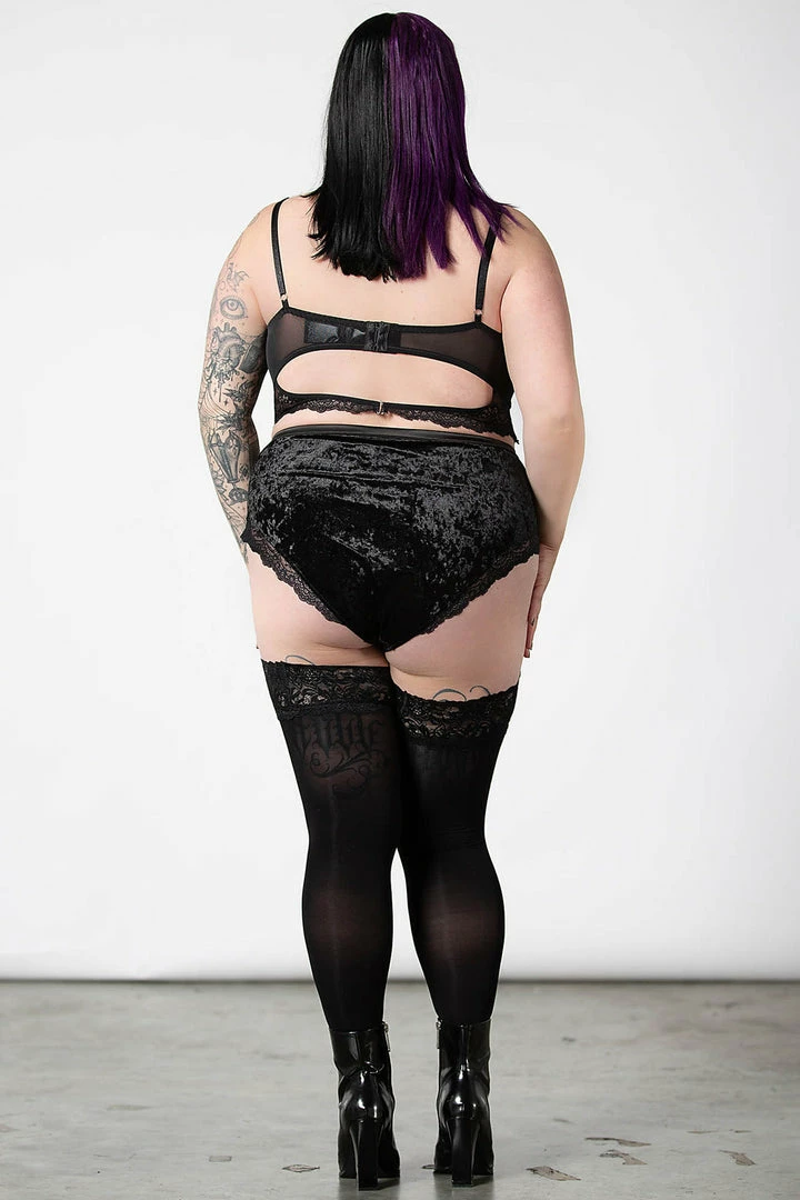 Killstar Mercy Lace Bra Black - Gothic Plus Size Lingerie for Women 11 Killstar Mercy Lace Bra Black