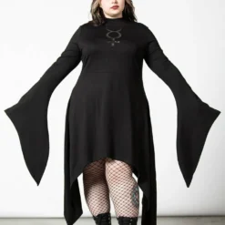 Killstar Mistress Mercury Long Sleeve Dress