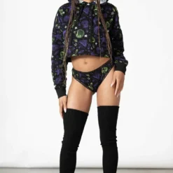 Killstar Magic Chill Cropped Hoodie