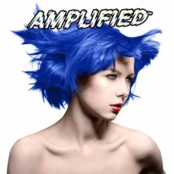 Amplified Manic Panic Semi Permanent Hair Colour EU Formula - Rockabilly Blue Hair Dye