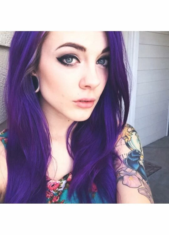 Amplified Manic Panic Semi Permanent Hair Colour EU Formula - Ultra Violet | Vegan & Cruelty-Free Hair Dye 5 Amplified Manic Panic Semi Permanent Hair Colour EU Formula - Ultra Violet