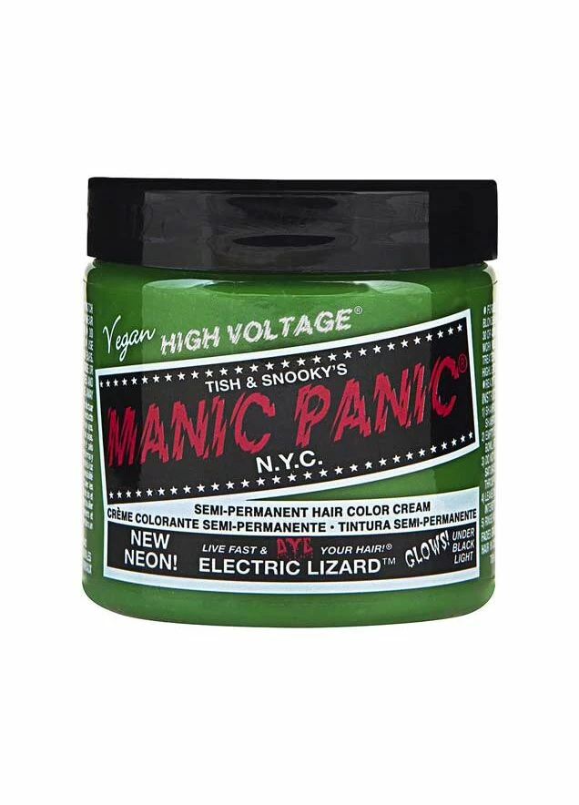 Manic Panic Classic Cream Hair Colour - Electric Lizard | Vegan & Cruelty-Free Hair Dye 7 Manic Panic Classic Cream Hair Colour - Electric Lizard