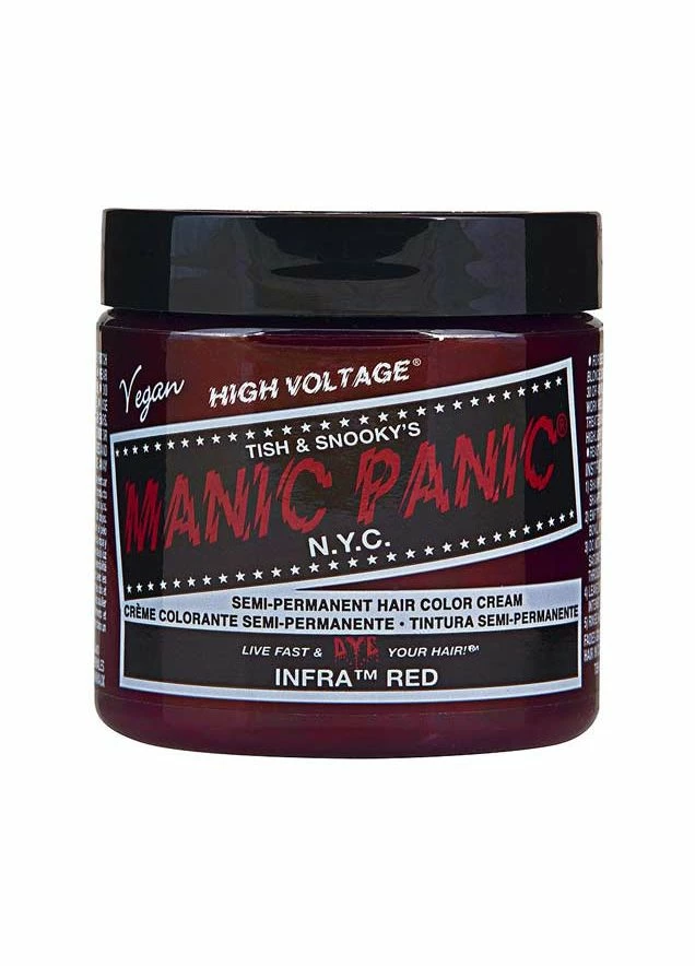 Manic Panic Classic Cream Hair Colour - Infra Red Hair Dye | Vibrant & Long-Lasting Vegan Hair Color 6 Manic Panic Classic Cream Hair Colour - Infra Red Hair Dye