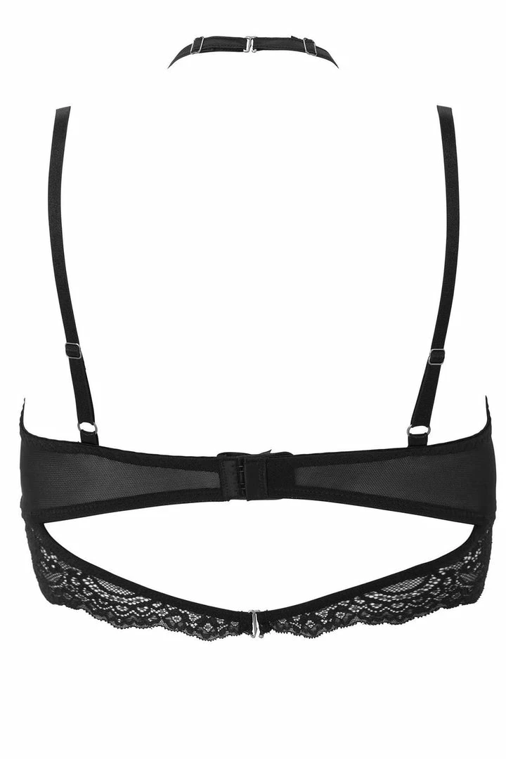 Killstar Mercy Lace Bra Black - Gothic Plus Size Lingerie for Women 14 Killstar Mercy Lace Bra Black