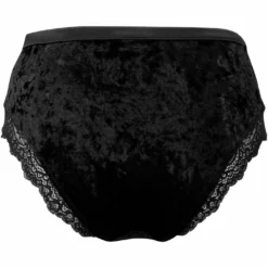 Killstar Mercy Lace Panty Black - Plus Size Gothic Underwear for Women 24 Plus Sizes Killstar Mercy Lace Panty Black