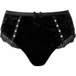 Killstar Mercy Lace Panty Black - Plus Size Gothic Underwear for Women 23 Plus Sizes Killstar Mercy Lace Panty Black