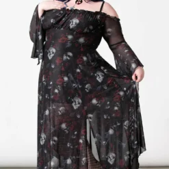 Killstar Mystic Meadows Mesh Maxi Dress