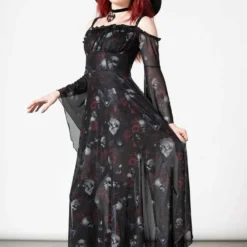 Killstar Mystic Meadows Mesh Maxi Dress
