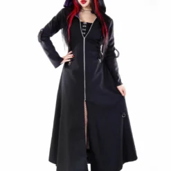 Necessary Evil Purple Lined Selene Coat