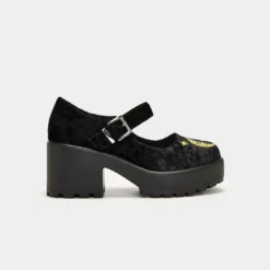 Koi Footwear Koi Della Black Velvet Mary Janes Ladies