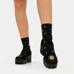 Koi Footwear Koi Della Black Velvet Mary Janes Ladies
