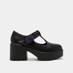 Koi Footwear Ladies Koi Tozo Purple Stitch Mary Janes