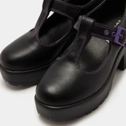 Koi Footwear Ladies Koi Tozo Purple Stitch Mary Janes