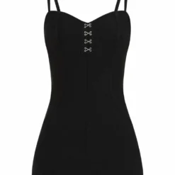Ladies Necessary Evil Iris Mini Suspender Dress