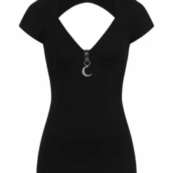Ladies Necessary Evil Luna Cap Sleeve Top